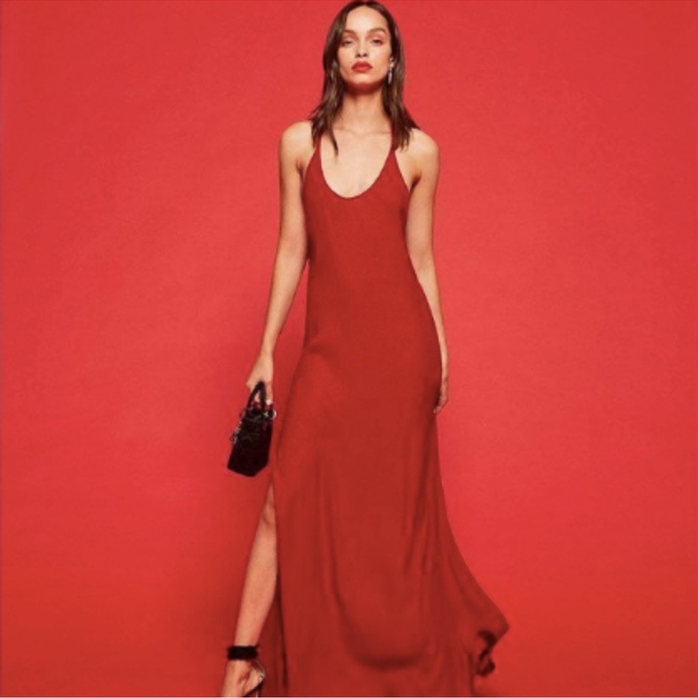 Reformation Red Maxi Dress